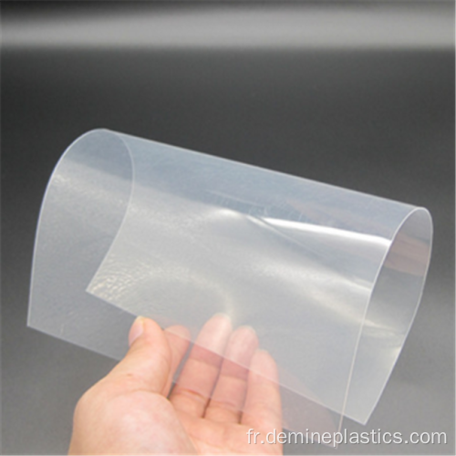 Film plastique protecteur transparent de film de polycarbonate de 0,5 mm